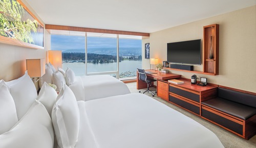 Habitación Signature, 2 camas de matrimonio, vistas a la montaña