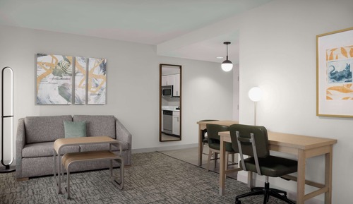 Estudio, 1 cama de matrimonio grande, accesible para personas con discapacidad (Hearing)