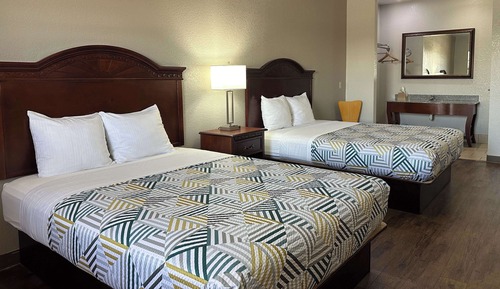 Habitación Deluxe, 2 camas de matrimonio, no fumadores, frigorífico y microondas