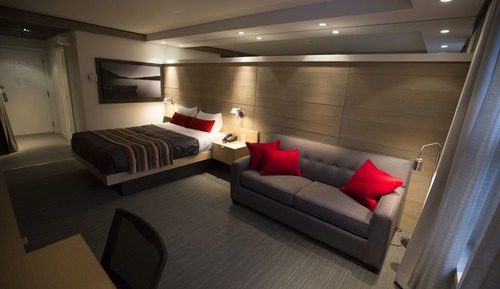 Habitación superior, 1 cama de matrimonio con sofá cama
