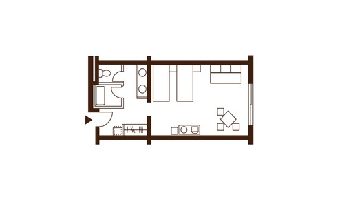 Habitación cuádruple, no fumadores (Mt.Motoshirane Side)