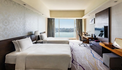 Habitación Deluxe, 2 camas dobles, vistas al mar
