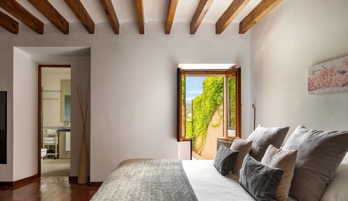 Habitación doble, 1 cama de matrimonio grande, terraza