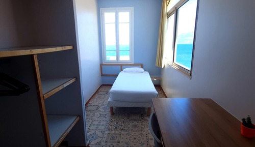 Habitación cuádruple Confort, baño privado, vistas al mar