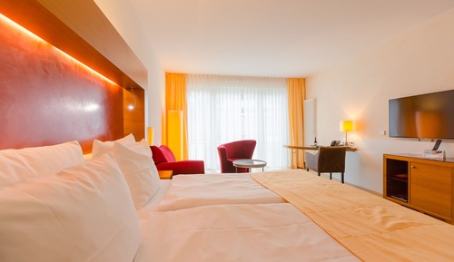Suite junior, vistas al parque