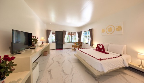 Villa superior, 1 cama de matrimonio grande