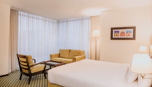 Habitación, 1 cama de matrimonio grande con sofá cama