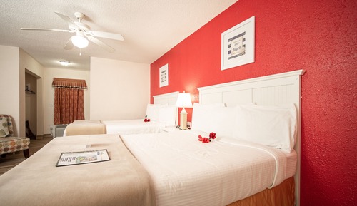 Suite Deluxe, 2 camas de matrimonio, cocina básica