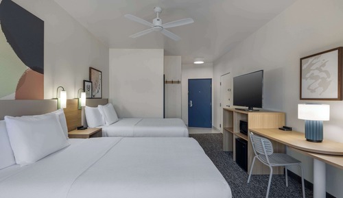 Habitación, 2 camas de matrimonio, accesible para personas con discapacidad