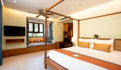 Habitación Deluxe, acceso a la piscina