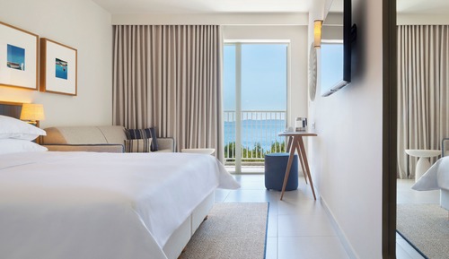 Habitación doble superior, balcón, mirando al mar