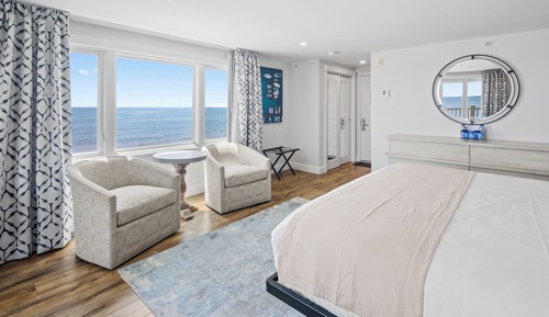 Habitación Premier, 1 cama de matrimonio grande con sofá cama, vistas al mar, frente al mar (King)