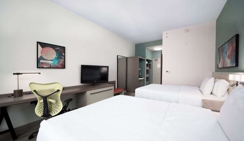 Habitación, 2 camas de matrimonio, accesible para personas con discapacidad