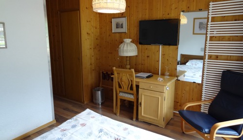 Habitación individual, balcón, vistas a la montaña