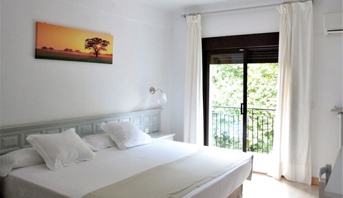 Habitación estándar, 1 cama de matrimonio grande, baño privado, vistas a la montaña