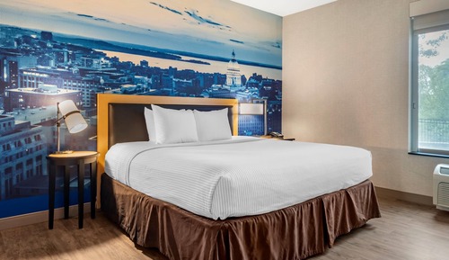 Suite, 1 cama de matrimonio grande con sofá cama, accesible para personas con discapacidad