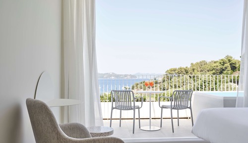 Suite de luna de miel, bañera de hidromasaje, vistas al mar