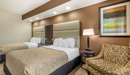 Habitación estándar, 2 camas de matrimonio, no fumadores, frigorífico y microondas