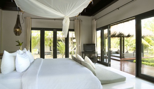Villa, 1 cama de matrimonio grande, vistas a la playa (Siri)
