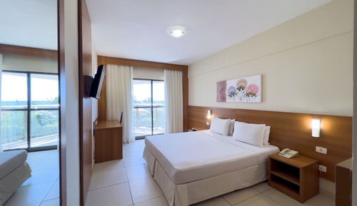 Apartamento Super Luxo com varanda e vista para o mar