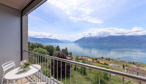 Habitación doble superior, balcón, vistas al lago