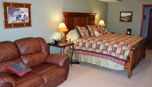 Habitación estándar doble, baño privado (Campbell Mountain Suite)