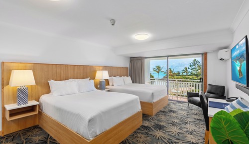 Habitación Premium con 2 camas individuales, vistas al mar