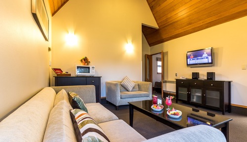 Villa Deluxe, 2 habitaciones, frigorífico y microondas, vistas al jardín