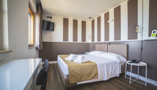 Habitación panorámica doble, 1 cama doble, vistas al mar