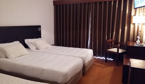 Habitación con 1 cama doble o 2 individuales, vistas al río