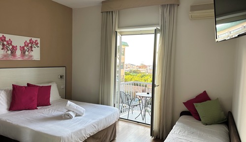 Habitación superior, balcón