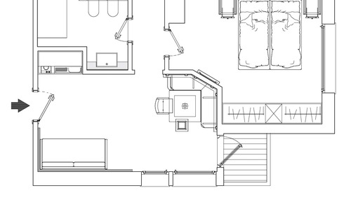 Apartamento estándar, 1 habitación, vistas a la montaña