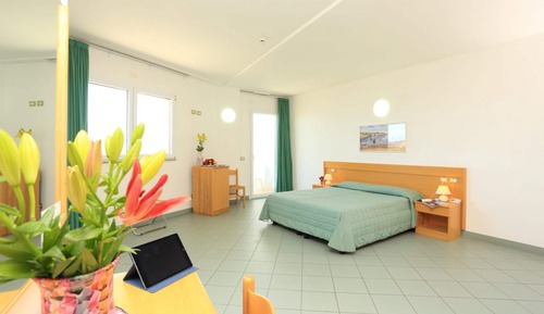 Habitación cuádruple, balcón, vistas al mar