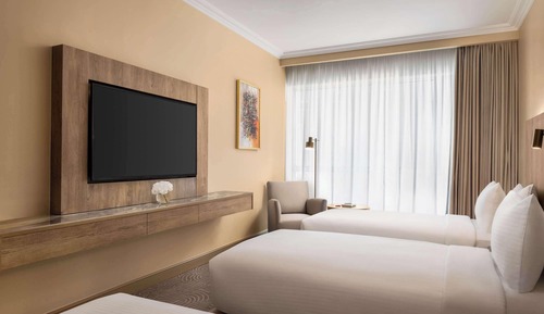 Habitación superior, vistas a la ciudad (4 Single Beds)