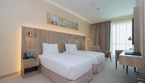 Habitación superior, 2 camas individuales (Partial Kaaba View)