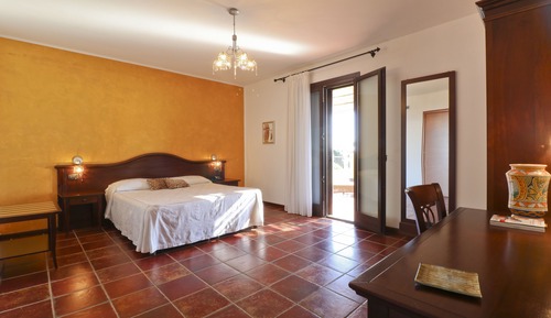 Habitación básica con 1 cama doble o 2 individuales, 1 cama doble