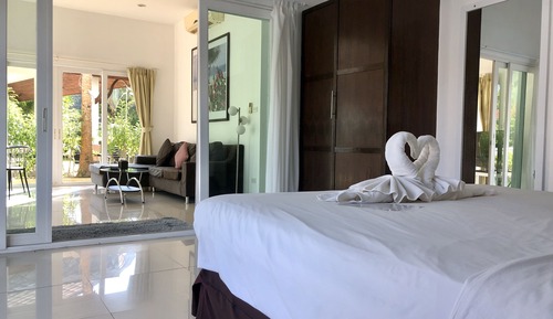Apartamento Premium, 2 habitaciones, vistas a la piscina, planta baja