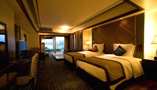 Habitación superior, no fumadores (Premier Twin High Floor for 4 people)