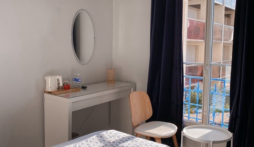 Habitación clásica doble, 1 cama doble, mirando al mar