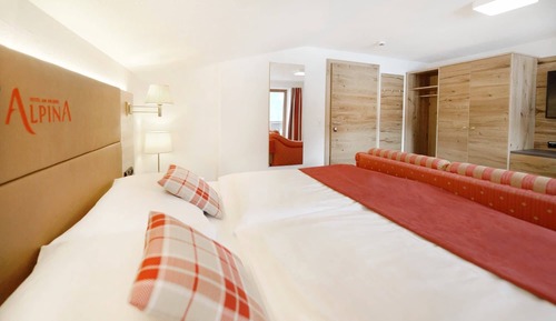 Habitación Deluxe doble, balcón, vistas a la montaña (Galzig)