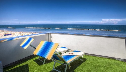 Habitación cuádruple panorámica, vistas al mar