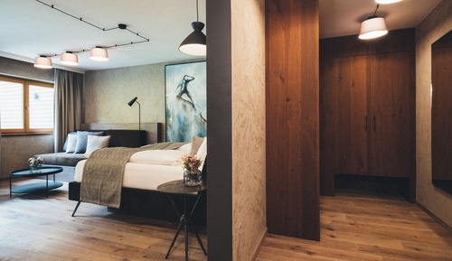 Habitación Deluxe, balcón, vistas a la montaña (Adlerhorst)