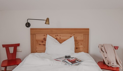 Habitación económica, 1 cama doble, balcón, vistas a la montaña