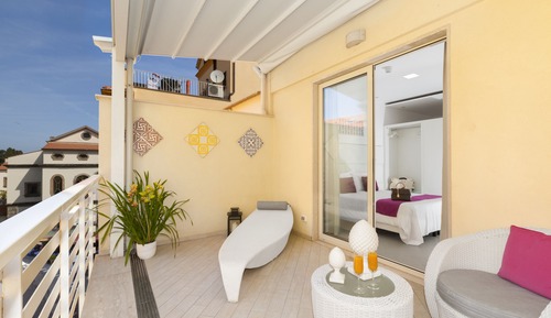 Habitación Deluxe doble, terraza
