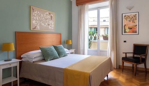 Habitación doble, balcón