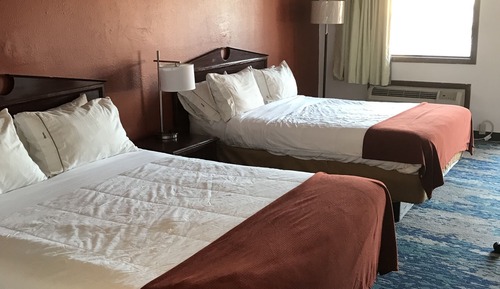 Habitación estándar, 2 camas de matrimonio, fumadores