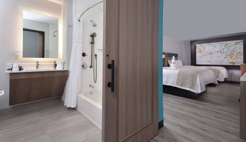 Habitación, 2 camas de matrimonio, accesible para personas con discapacidad, no fumadores