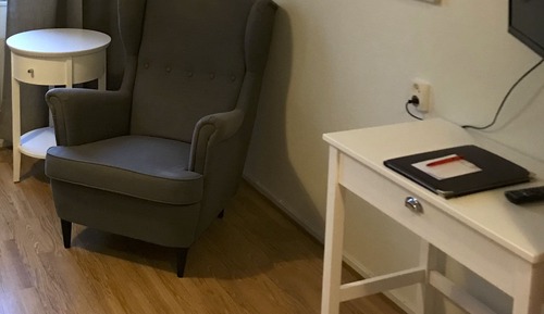 Habitación con 1 cama doble o 2 individuales, accesible para personas con discapacidad