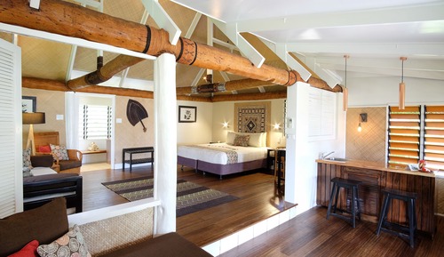 Bungalow, frente a la playa