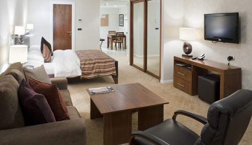 Suite estudio, 1 cama de matrimonio, fumadores, cocina